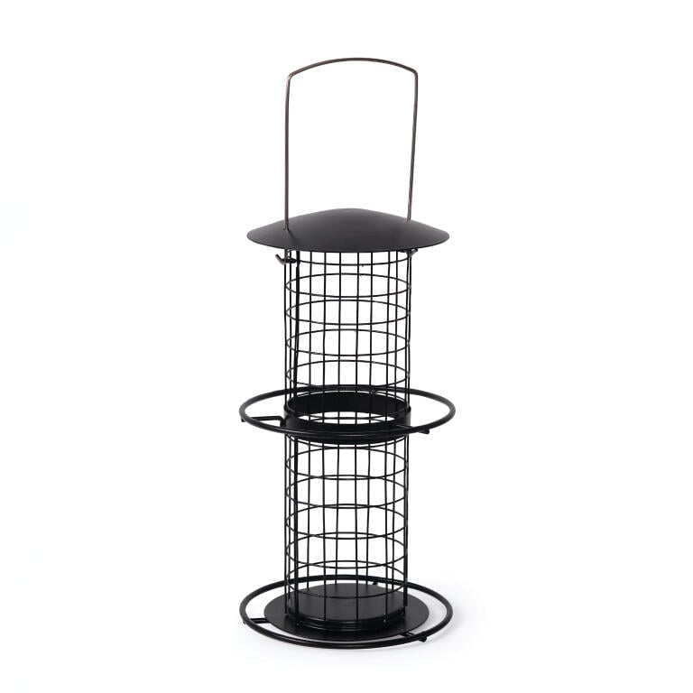 Fågelmatare talgboll Stylish svart 35cm